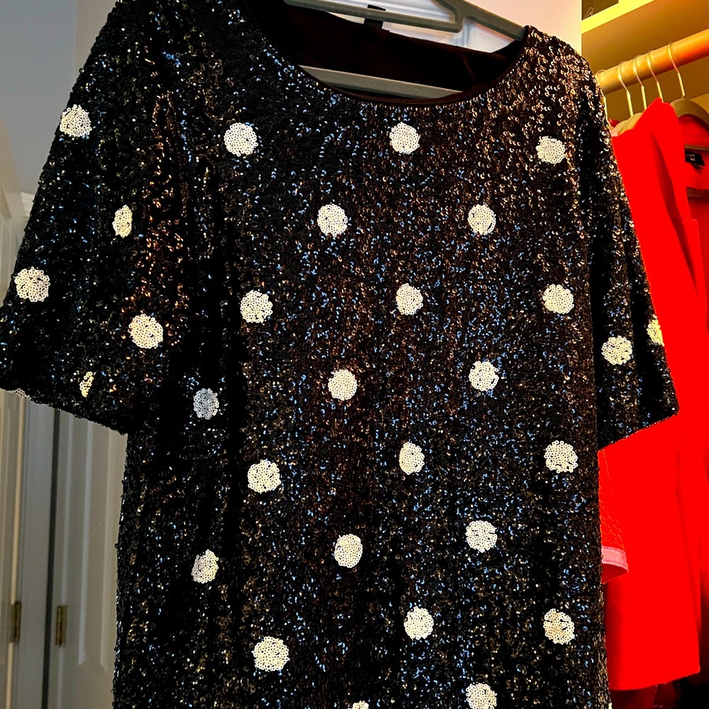 J Crew sequined top